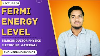 Fermi Energy Level  Electronic materials  Semiconductor physics  Engineering physics  1st year [upl. by Rahman]