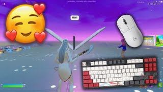 Chill ASMR🤩 1v1 Build Fight 🏆Satisfying Fortnite Keyboard Sounds [upl. by Jordison]