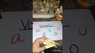 vowels and consonants activity for Kids JHLearners154 [upl. by Aidile]