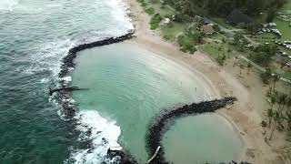 Kauai Hawaii Wailua BeachLydgate Beach Park [upl. by Auot779]