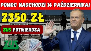 PILNE WIADOMOŚCI DLA EMERYTÓW DODATKOWE 2350 ZŁ MIESIĘCZNIE DLA SENIORÓW BĘDZIE 14 PAŹDZIERNIKA [upl. by Dyal]