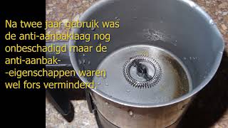 Melkopschuimer met aangekoekte melk schoonmaken en dagelijks schoonhouden Voorbeeld Inventum MK350 [upl. by Huntlee]