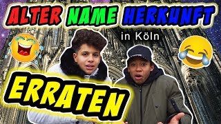 Alter Herkunft Name erraten  Street Comedy mit Henry 😂 🙈 Teamjounes [upl. by Harutak]