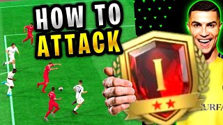 How to attack in fc mobile  attacking tips fc mobile fcmobile [upl. by Atteroc129]