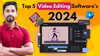 Top 5 Video Editing👍Software in 2024  Best Video Editing software For PC  Professional Editing💥 [upl. by Shipp]