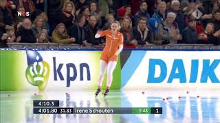 Super Irene Schouten stunt op de 3000 meter Nederlands Kampioenschap [upl. by Iaverne]