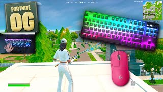 SteelSeries Apex Pro TKL ASMR 😴Fortnite OG Ranked Reload🏆 240 FPS Keyboard Sounds [upl. by Zebapda]