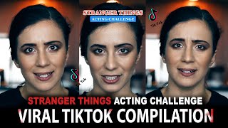 TIKTOK quotStranger Things Acting Challengequot VIRAL COMPILATION ELIANA GHEN [upl. by Neenej]