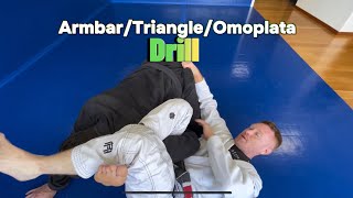 ArmbarTriangleOmoplata Drill [upl. by Sherye]