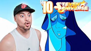 ⭐ ¡APARICIÓN DE DIAMANTE AZUL  STEVEN UNIVERSE T4  10  REACCION [upl. by Ecirted99]