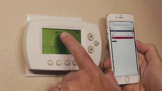 Honeywell WiFi Thermostat  Install and Setup [upl. by Nnaerb]