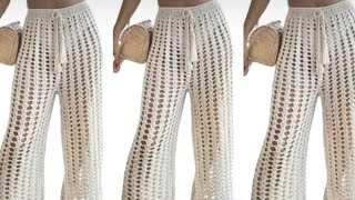 como fazer calça de crochê para o verãocrochet [upl. by Rehm625]