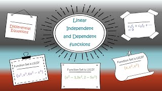 DE  Linear Independent and Dependent functions [upl. by Irahc]