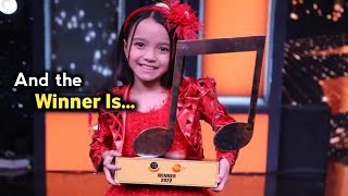 SaReGaMaPa Lil Champs 2022 Winner is Jetshen Dohna Lama Lifted a Trophy [upl. by Asserak]