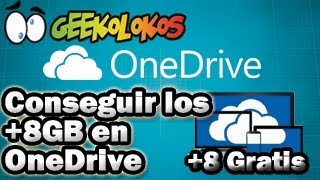 Como conseguir los 8 GB adicionales en OneDrive [upl. by Rakia]