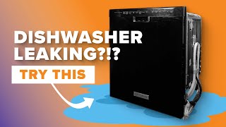 Whirlpool dishwasher leaking Check these 6 things first [upl. by Odarbil235]