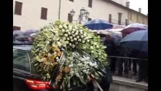 Bergamonews Pippo Inzaghi al funerale di Ivan Ruggeri [upl. by Isyak]