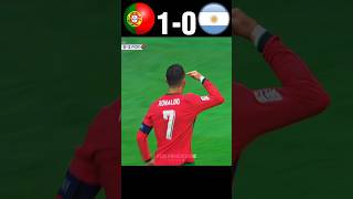 Portugal vs argentina friendly match  2024 imaginary youtube football shorts [upl. by Island]