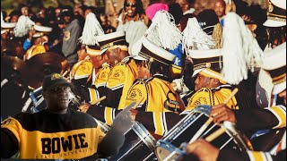 Bowie State Drum Majors amp Drum Line 2024 [upl. by Gnoh]