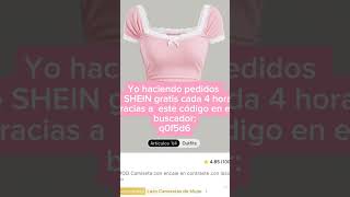 ASI PUEDES CONSEGUIR ROPA GRATIS EN SHEIN 😽 shortvideos music mexico shein [upl. by Eceinej]