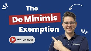 De Minimis Exemption A Game Changer Coming for US Importers [upl. by Mak206]