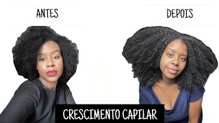 O QUE FIZ PARA O MEU CABELO CRESCER [upl. by Liz]