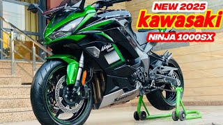 The New 2025 Kawasaki Ninja 1000sx Ultimate Sports Touring Bike Review [upl. by Nylsirhc]