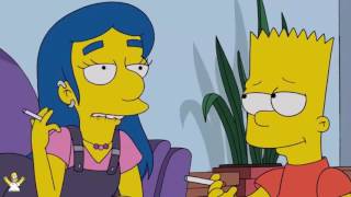 Barts New Girlfriend the simpsons [upl. by Yahsram]