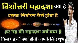 विंशोत्तरी दशा क्या है । विंशोत्तरी महादशा । विंशोत्तरी । Vimshottari Dasha । Vimshottari Mahadasha [upl. by Horter]