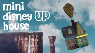 Mini Disneys UP House SpeedBuild  ROBLOX BLOXBURG [upl. by Thessa]