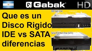 ¿Qué es un disco rígido IDE vs SATA y sus diferencias [upl. by Ellemac]