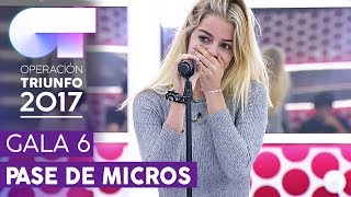 QUÉDATE CONMIGO  Nerea  Primer pase de micros para la Gala 6  OT 2017 [upl. by Earased]