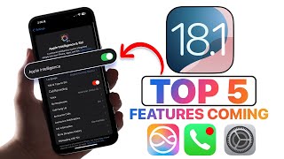 iOS 181  Top 5 BEST NEW Features Coming [upl. by Salazar]