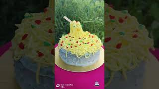 GRAVITY CAKE  chowmin theme 🍝 trending reels vairalreels subscribe hilight statuseveryone [upl. by Arraic]