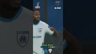 ELYE WAHI SCORES Marseille vs Angers [upl. by Cornela]