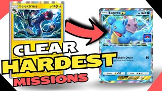 EASY CLEAR CLEAR HARDEST LAPRAS EX EVENT MISSIONS Pokemon Pocket [upl. by Hars]