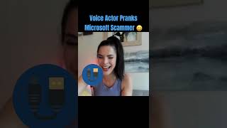 Voice Actor Scams The Scammers cybersecurity scamer secureacom [upl. by Good]