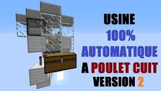 TUTO Minecraft  Usine à poulet cuit ou oeuf ULTIME la MEILLEURE de Minecraftversion2 [upl. by Alleda]