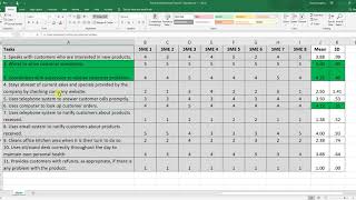 Means amp Standard Deviations in Excel [upl. by Amikehs]