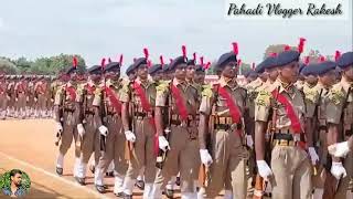 Passing out pared of 487 Recruit Batch POP of ITBP 487 Batch pop RTC karera [upl. by Urbanus843]