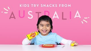 Kids Try Snacks from Australia  Kids Try  HiHo Kids [upl. by Eveline]