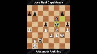 Alexander Alekhine vs Jose Raul Capablanca  World Championship Match 1927 [upl. by Adnuhsor]