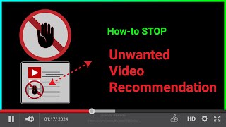 How to STOP YouTube Recommending Unwanted Videos [upl. by Nelyt]