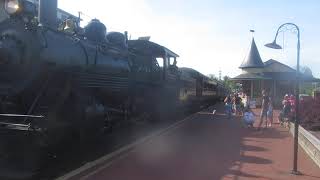 New Hope amp Ivyland Railroad Departure Of The Grapevine Express With 40 [upl. by Nevada]