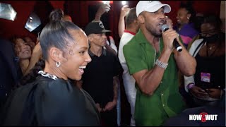 Alicia Keys  Cham at Swizz Beatz birthday Extravaganza  Ghetto Story [upl. by Thorny]