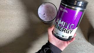 Optimum Nutrition Amino Energy Grape Review [upl. by Tabshey]