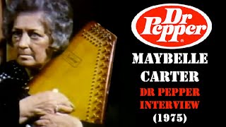 Maybelle Carter  Dr Pepper Interview 1975 RARE [upl. by Hars551]