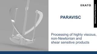 EKATO PARAVISC  Impeller for highly viscous mixing in comparison to Anchor [upl. by Enirahtak223]