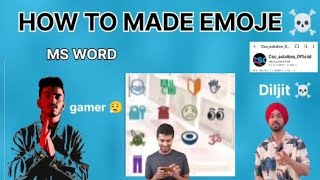 How To Made In Ms Word Symbol In Laptop Or Pc  New symbol [upl. by Strawn92]