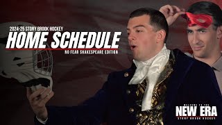 No Fear Shakespeare 202425 Stony Brook Hockey Home Schedule [upl. by Novyaj]